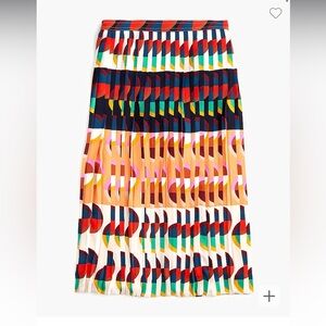 Pleated jcrew midi skirt